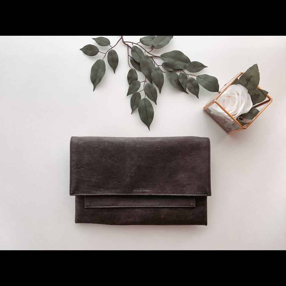 Cork leather handbag